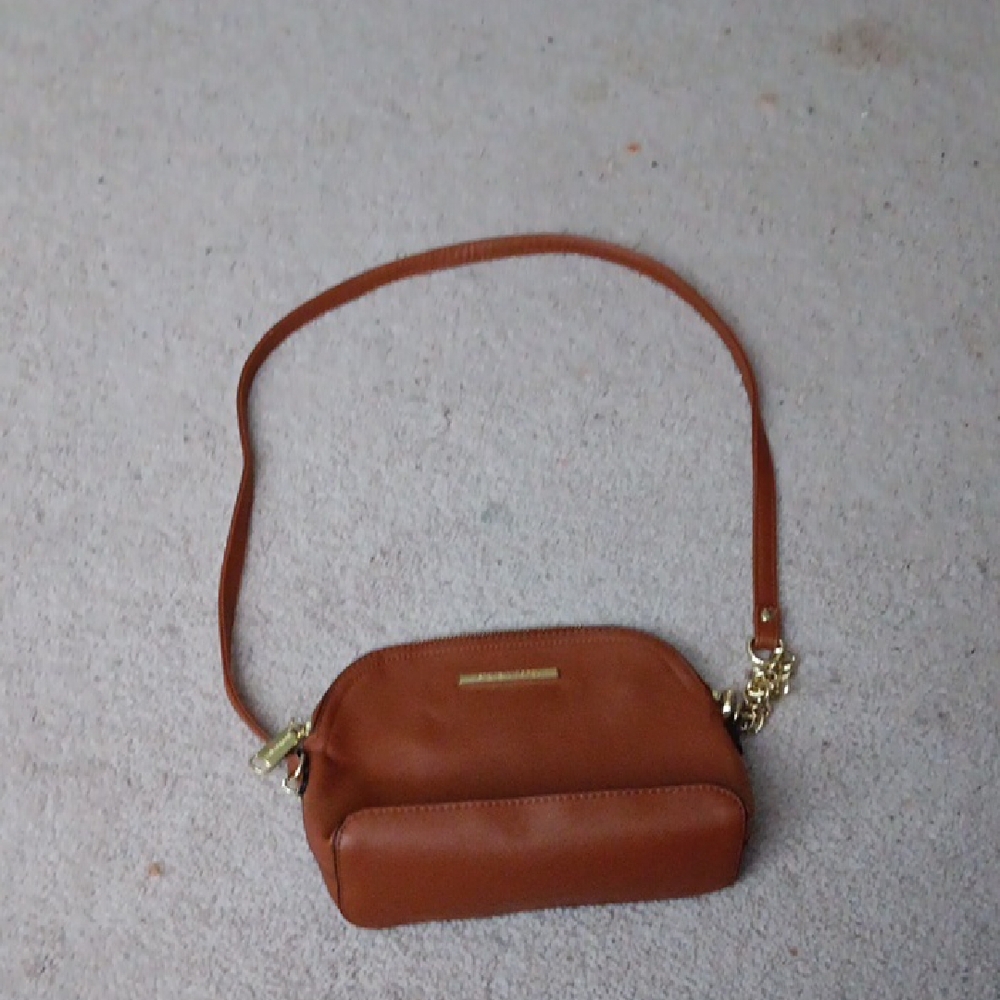 Brown Leather Crossbody Bag